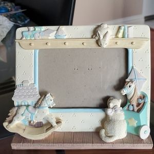 VTG Baby Picture Frame Burnes